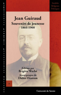 Jean Guiraud, souvenirs de jeunesse