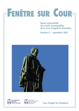 Revue semestrielle Fenêtre sur Cour - Numéro 6