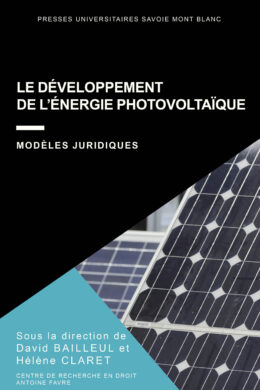 Le développement de l'énergie photovoltaïque